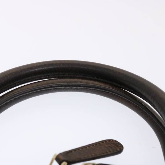 GUCCI Diamante Hand Bag Canvas Leather 2way Brown Beige 247286 Auth tb817 - Picture 14 of 16